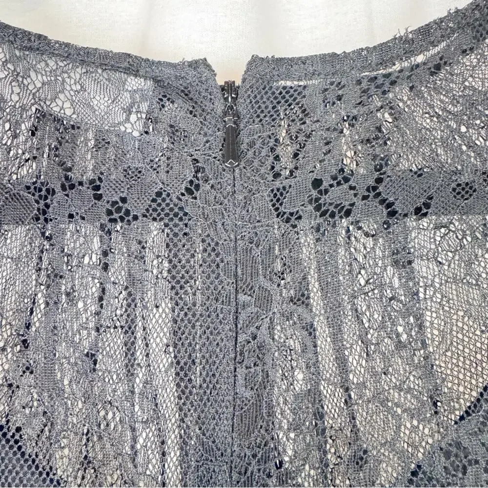 ALICE MCCALL Ready Girl Black Lace Fringe Dress with Tassels Size US 6 - Picture 5 of 6